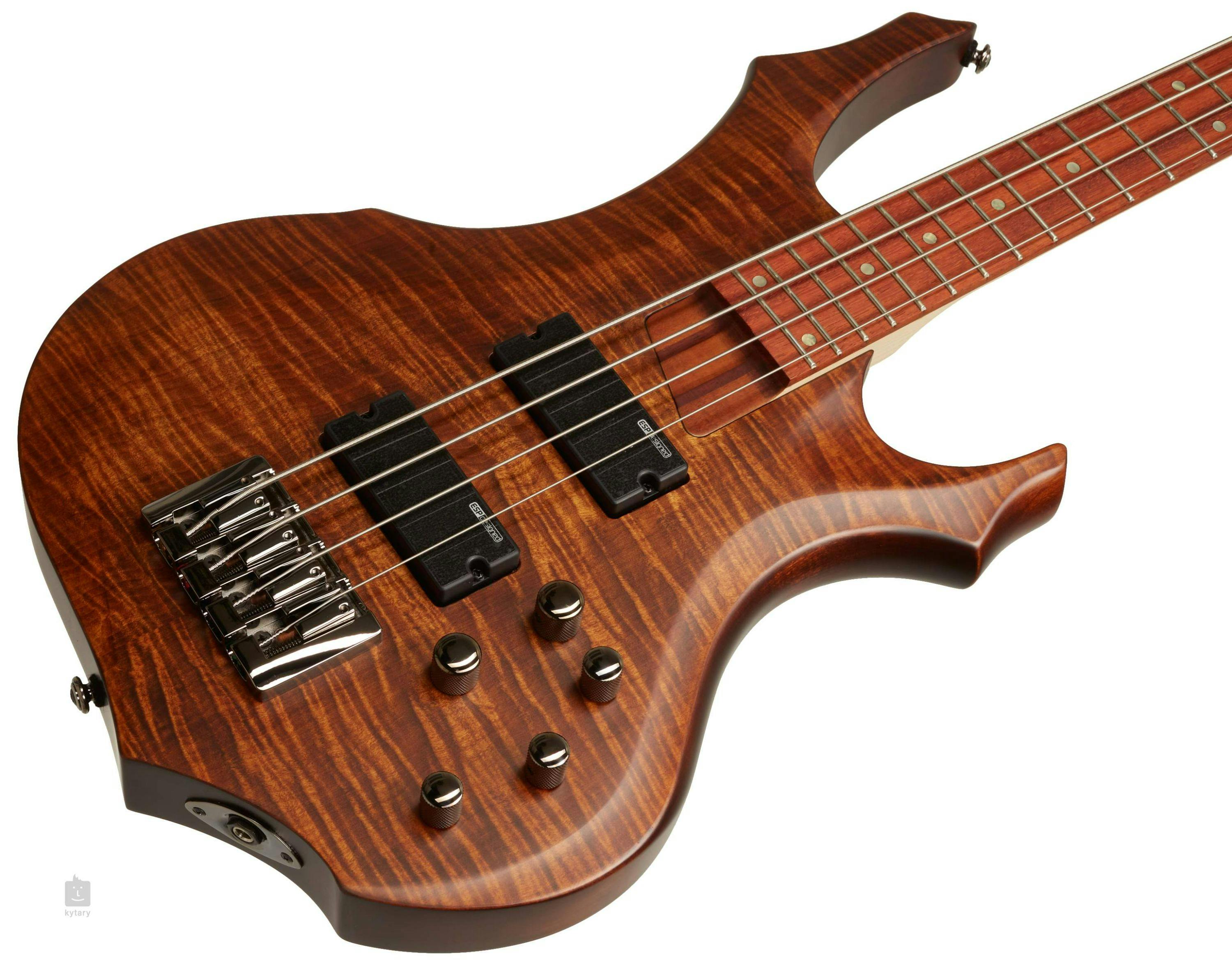 Esp Ltd F 204fm Wbs Standard Series Bass In Walnut Brown Satin Andertons Music Co